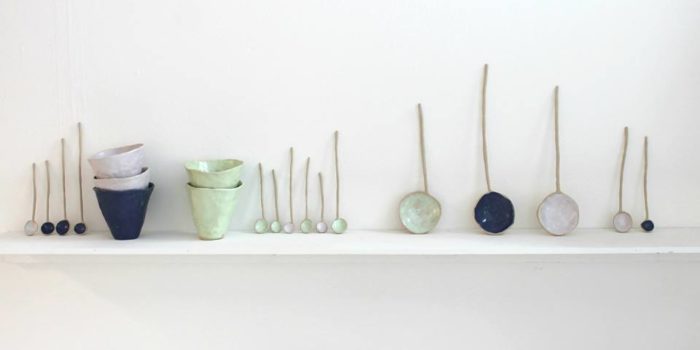 Ceramics on Shelf